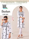 Boston By Blue Hills Rayon Embroidery Ladies Kurti Wholesale Shop In Surat